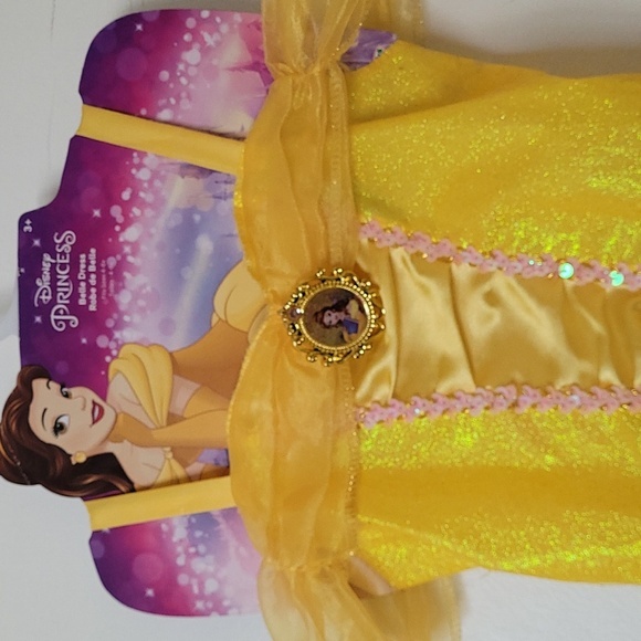 Disney princess Belle girls dress- size 4-6x - Picture 3 of 4